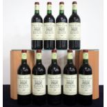 9 bts Bandol Cuvée Spéciale Cabassaou 1996 owc (2 x 6) Dom Tempier 1 hf, 1 hf/i.n, 7 i.n,