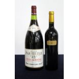 1 magnum Côte du Rhone Parallèle '45' 1995 PJA hf, vsl stl 1 bt Ch. De La Colline Carminé 2004