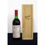 1 bt Penfolds Grange Bin 95 1982 owc UK import (Whiclar Wines Ltd) us