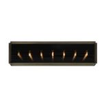 AN INCEPTION SCONCE - FLAT BRASS 27cm x 14cm x 100cm (rrp £2700)