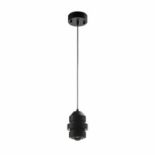 A SATELLITE PENDANT LIGHT - MATT BLACK 12cm x 12cm x 19cm (rrp £700)