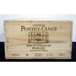 12 bts Ch. Pontet-Canet 2011 owc Pauillac, 5me Cru Classé