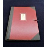 The Bombay Gin Botanical Collection Fine Prints Limited Edition Bound Folder. The folder contains
