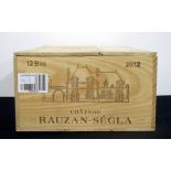 12 bts Ch. Rauzan-Sègla 2012 owc Margaux 2me Cru Classé