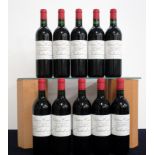 10 bts Ch. Cissac 2001 owc Cissac (Haut-Médoc) Cru Bourgeois Exceptionnel 2 hf/i.n, 8 i.n