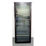 A Liebherr Vinotech WK 4127 Freestanding Wine Storage Fridge Bordeaux Red with Tinted Glass door