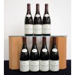 7 bts Vosne-Romanée 1er Cru 'Croix Rameau' 1998 oc (12 bt) J. Courdray-Bizot 4 hf, 2 hf/i.n, 1 i.n