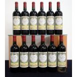 12 bts Ch. Rauzan-Gassies 2005 owc Margaux, 2me Cru Classé 1 hf, 11 hf/i.n