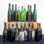 9 bts Unknown Red Wine in Bordeaux style bottles Vintage Unknown 10 bts Unknown Red and White