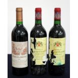 1 bt Les Tourelles de Longueville 1987 Pauillac- Médoc (2nd Wine of Pichon Baron) i.n 2 bts Ch.