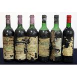 3 bts Ch. Prieurié-Lichine 1979 Margaux Grand Cru Classé 2 ms, 1 us, bs/cdl/pt dis, foils