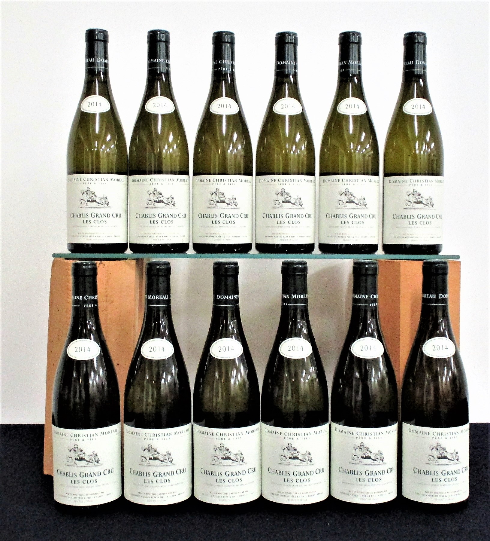 12 bts Chablis Grand Cru Les Clos 2014 Dom Christian Moreau Père et Fils