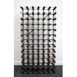 1 x 78 bt (6 x 13) Wood and Metal Wine Rack