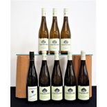 1 bt Jean Baptiste Gunderloch Riesling Kabinett 2012 4 bts Dr. Bürklin-Wolf Wachenheimer Riesling