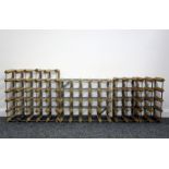 1 x 10 bt (2 x 5) Wood and Metal Wine Rack 1 x 10 bt (2 x 5) Wood and Metal Wine Rack 1 x 25 bt (5 x