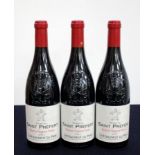 3 bts Châteauneuf du Pape Réserve Auguste Favier 2007 Dom Saint Préfert i.n