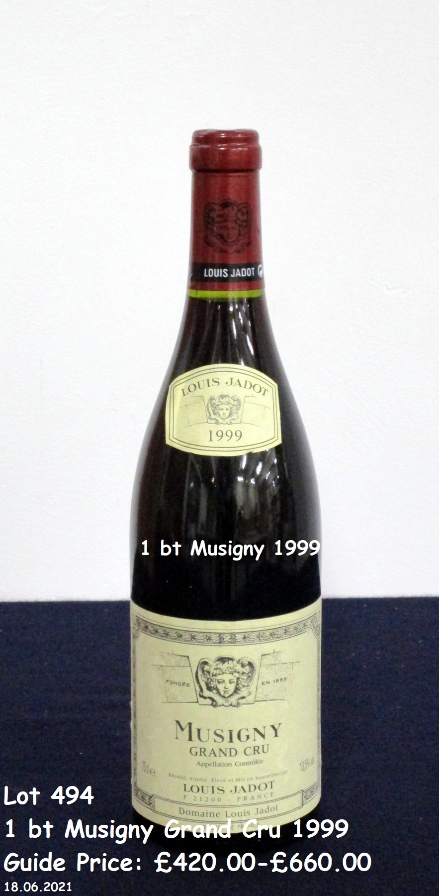1 bt Musigny Grand Cru 1999 Louis Jadot i.n