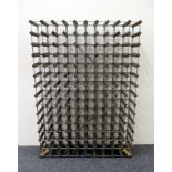 1 x 150 bts (10 x 15) Wood & Metal Wine Rack