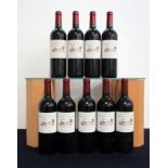 9 bts Ch. Durfort-Vivens 2005 owc Margaux, 2me Cru Classé 1 hf, 8 i.n