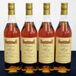 4 bts Ch. De Martet, Bas Armagnac 1990 P Gélas landed 1994, bottled 2005 for the Lay & Wheeler Bin