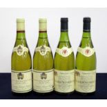 2 bt Puligny-Montrachet 1er Cru Champs Canet 1985 Dom Latour-Giraud ts, vsl bs, sl torn 2 bts