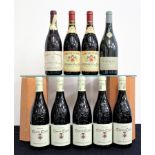 1 bt Châteauneuf du Pape 1990 Ch. de Beaucastel ts, sl bs/sl cdl 2 bts Châteauneuf du Pape, Cuvée