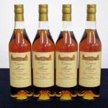 4 bts Ch. De Martet, Bas Armagnac 1990 P Gélas landed 1994, bottled 2005 for the Lay & Wheeler Bin