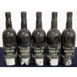 5 bts Croft's 1960 Vintage Port sl bs/aged