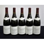 5 bts Chambertin Grand Cru 1998 Frédéric Esmonin 2 hf/i.n, 3 i.n, vsl bs