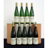 9 bts Joh.Jos Prüm Wehlener Sonnenuhr Riesling Auslese 1983 oc M.S.R foils sl oxidised