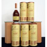 6 70-cl bts Remy Martin 1738 Accord Royal Fine Champagne Cognac 40% oc - original tubes