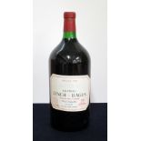 1 dbl magnum (298-cl) Ch. Lynch-Bages 1975 Pauillac, 5me Cru Classé i.n, vsl tear to sl loose label,