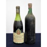 1 litre bt Unknown Wine Vintage Unknown missing label, damaged foil 1 bt Gevrey Chambertin Clos St-