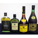 1 375 ml bt Bobadilla 103 Etiqueta Negra Brandy Extra 1 35 cl bt De Gramont Select Napoleon French