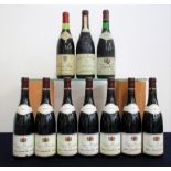 1 bt Côte Rôtie 1975 French bottled by H Sichel & Sons ts, stl/sl bs 1 bt Gigondas 1983 PJA us/ts,