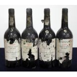 4 bts Grahams 1970 Vintage Port 3 bs/cdl/pt dis, 1 bs/slcdl