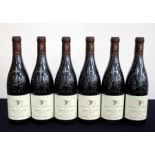 6 bts Châteauneuf-du-Pape La Reine des Bois 2003 owc -split lid Dom de la Morderée i.n