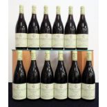 12 bts Côte de Nuits-Villages Les Vignottes 1996 Dom Jean-Jacques Confuron 9 hf, 3 hf/i.n