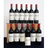 12 bts Ch. d'Angludet 1985 owc Cantenac (Margaux) Cru Bourgeois Exceptionnel, Gallaire & Fils slip
