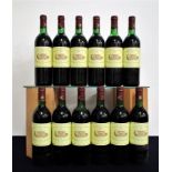 12 bts Pavillon Rouge du Ch. Margaux 1983 owc Margaux, 2nd wine Ch. Margaux 2 i.n, 5 vts, 3 ts, 2
