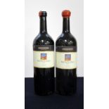 2 dbl magnums Falesco Montiano Lazio 2000 owc, 1 chipped wax,vsl bs