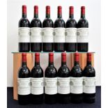12 bts Ch. Cheval Blanc 1993 owc St-Émilion, 1er Grand Cru Classé (A) 11 hf, 1 hf/i.n, vsl damage to