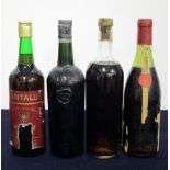 1 bt Tantalus believed Fortified Wine NV torn label 1 Averys Unknown bt believed Fortified Wine ID