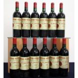 12 bts Ch. Figeac 1986 owc- vsl damaged St-Émilion, 1er Grand Cru Classé 1 hf/i.n, 8 i.n, 1 vts, 2