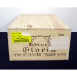 12 bts Ch. Gloria 2009 owc St-Julien, Cru Bourgeois Superieur