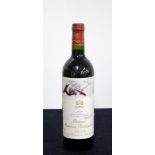 1 bt Ch. Mouton Rothschild 1996 Pauillac, 1er Cru Classé Gu Gan label, hf