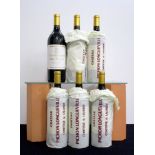 6 magnums Ch. Pichon Lalande 2001 owc Pauillac, 2me Cru Classé OT i.n