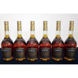 6 70-cl bts Martell V.S. Fine Cognac 40% oc