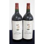 2 magnums Ch. d'Armailhac 1998 Pauillac 5me Cru Classé i.n, sl bs