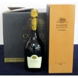 6 bts Taittinger Comtes de Champagne Blanc de Blancs 2002 oc part wooden ind presentation cases OT